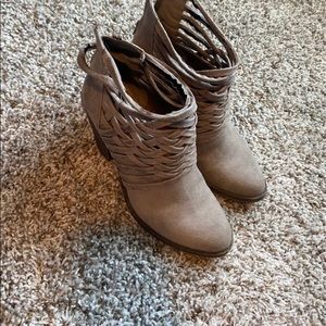Fergalicious heeled ankle booties